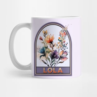 Lola Vintage Floral Grandmother Mug